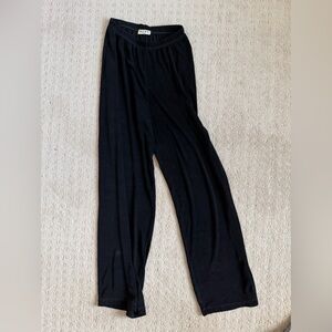 BCBG Black Ribbed Leggings